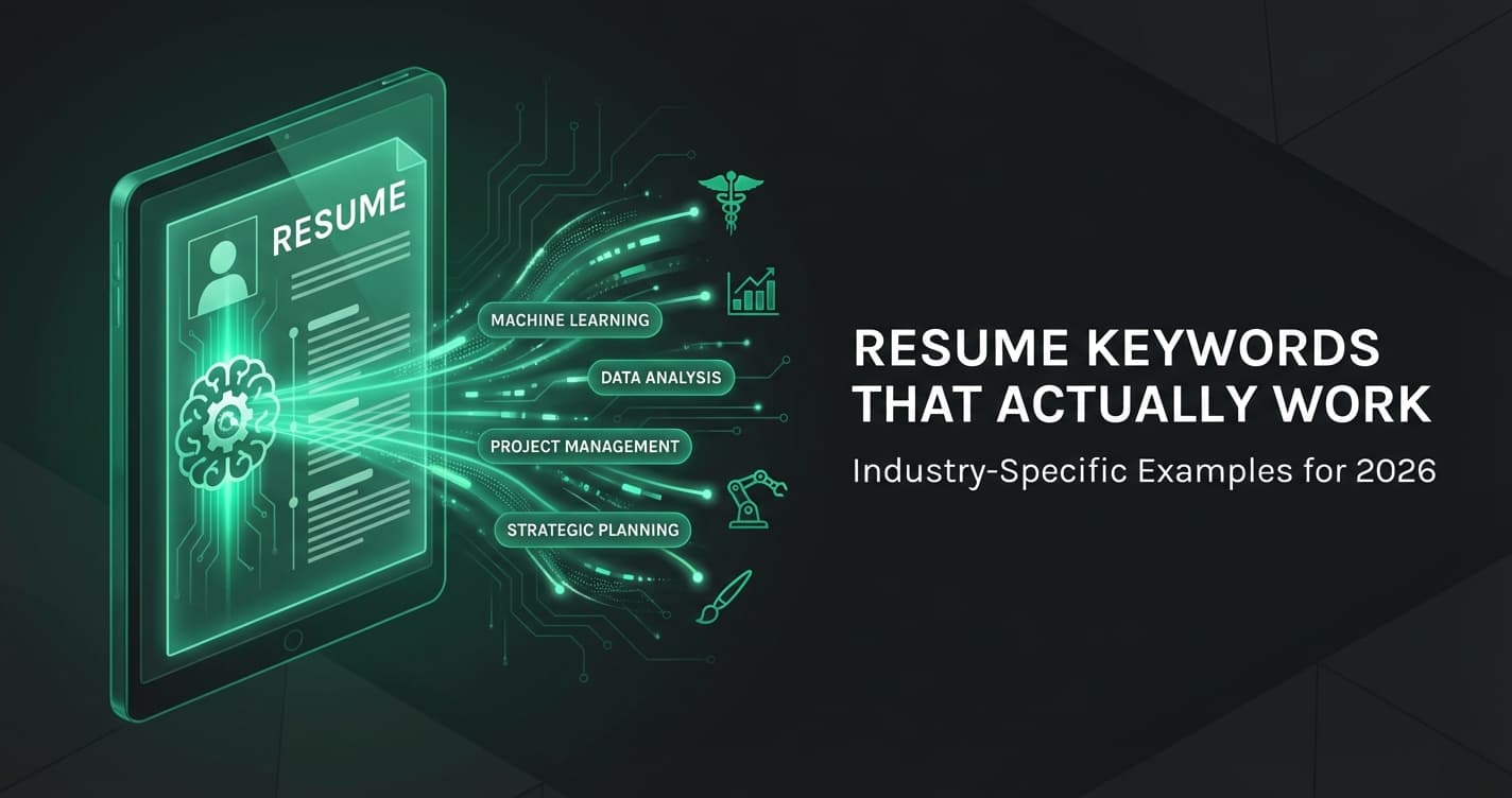 Resume Keywords That Actually Work: Industry-Specific Examples for 2026